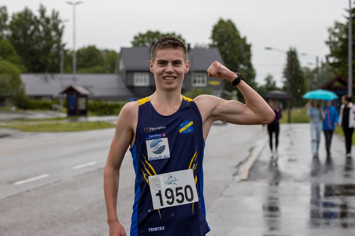 Utøver som hopper